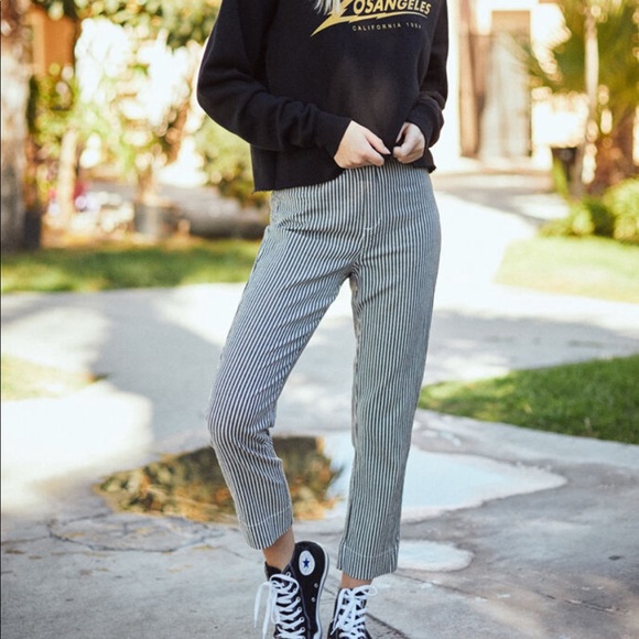 brandy melville pinstripe pants
